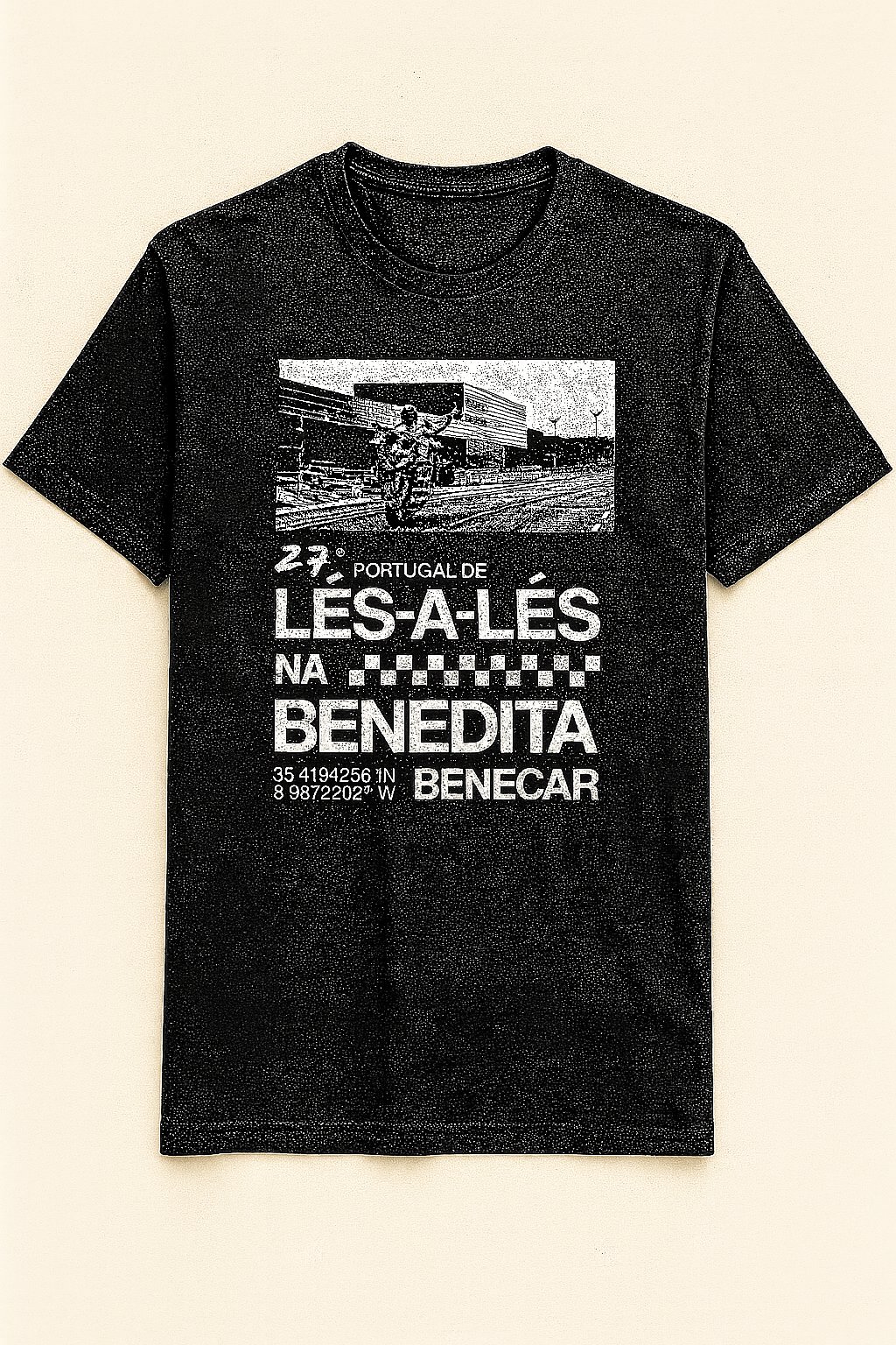 T-shirt oficial do 27.º Portugal de Lés-a-Lés – Benecar image 1